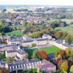 campus de fútbol y inglés foto aérea