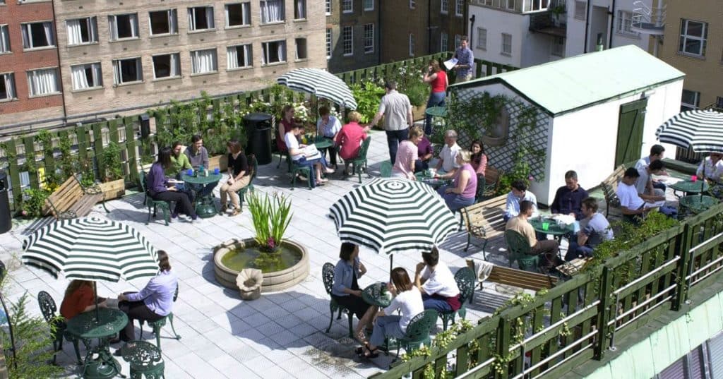 escuela de inglés por el centro de Londres