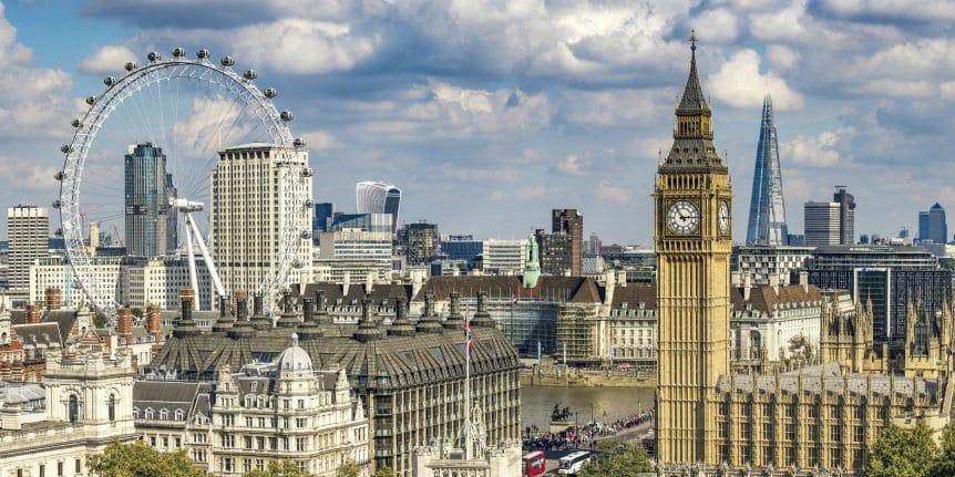 Panorama de Westminster, Londres