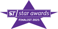 logo de star awards para finalistas 2025, mejor agencia de cursos de inglés