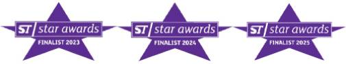 logo de star awards para finalistas 2023, 2024, 2025, mejor agencia de cursos de inglés