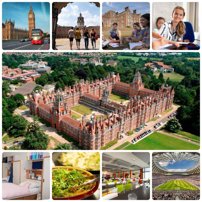 montaje de instalaciones del campus de Tottenham Hotspur FC y Oxford International en Londres